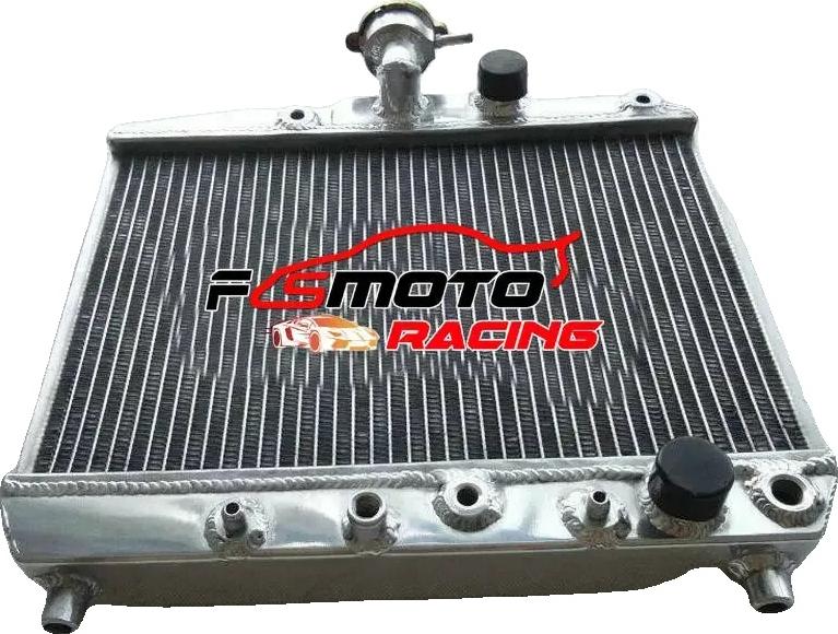 Hliníkový chladič, hliníková zliatina, určený pre kompaktné vozidlá s objemom 1,2 l, zvýšený chladiaci výkon, zváraná konštrukcia TIG, vhodný pre modely 1984-1986