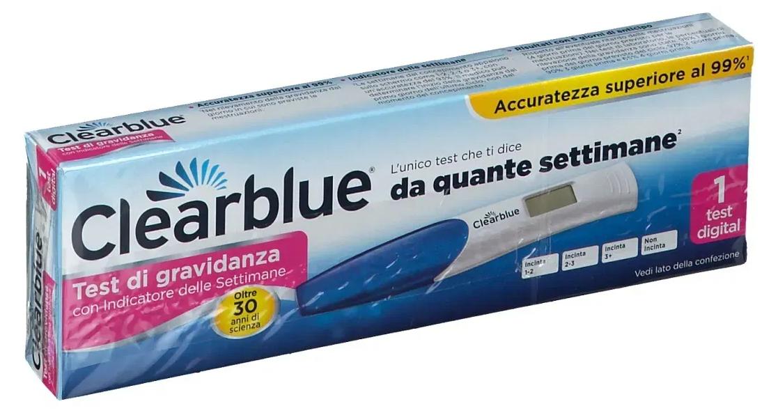Procter & Gamble Schwangerschaftstest Clearblue mit Angabe der Schwangerschaftswoche, 1 Stück
