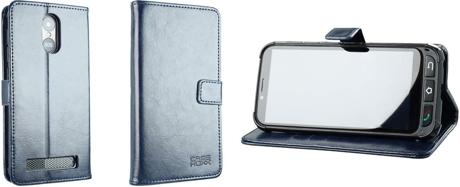 Custodia Caseroxx Bookstyle Per Blackview BL6000 Pro 5G, Fodera In Finta Pelle Rossa Con Portacarte E Supporto, Chiusura Magnetica