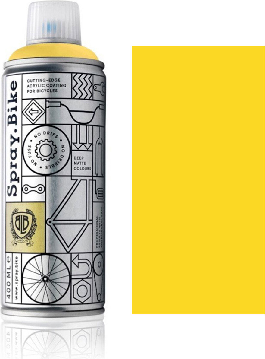 SPRAY.BIKE Fahrrad Lackspray Keine GRUNDIERUNG notwendig - Acryllack Spray 400 ml COSMOS-48201