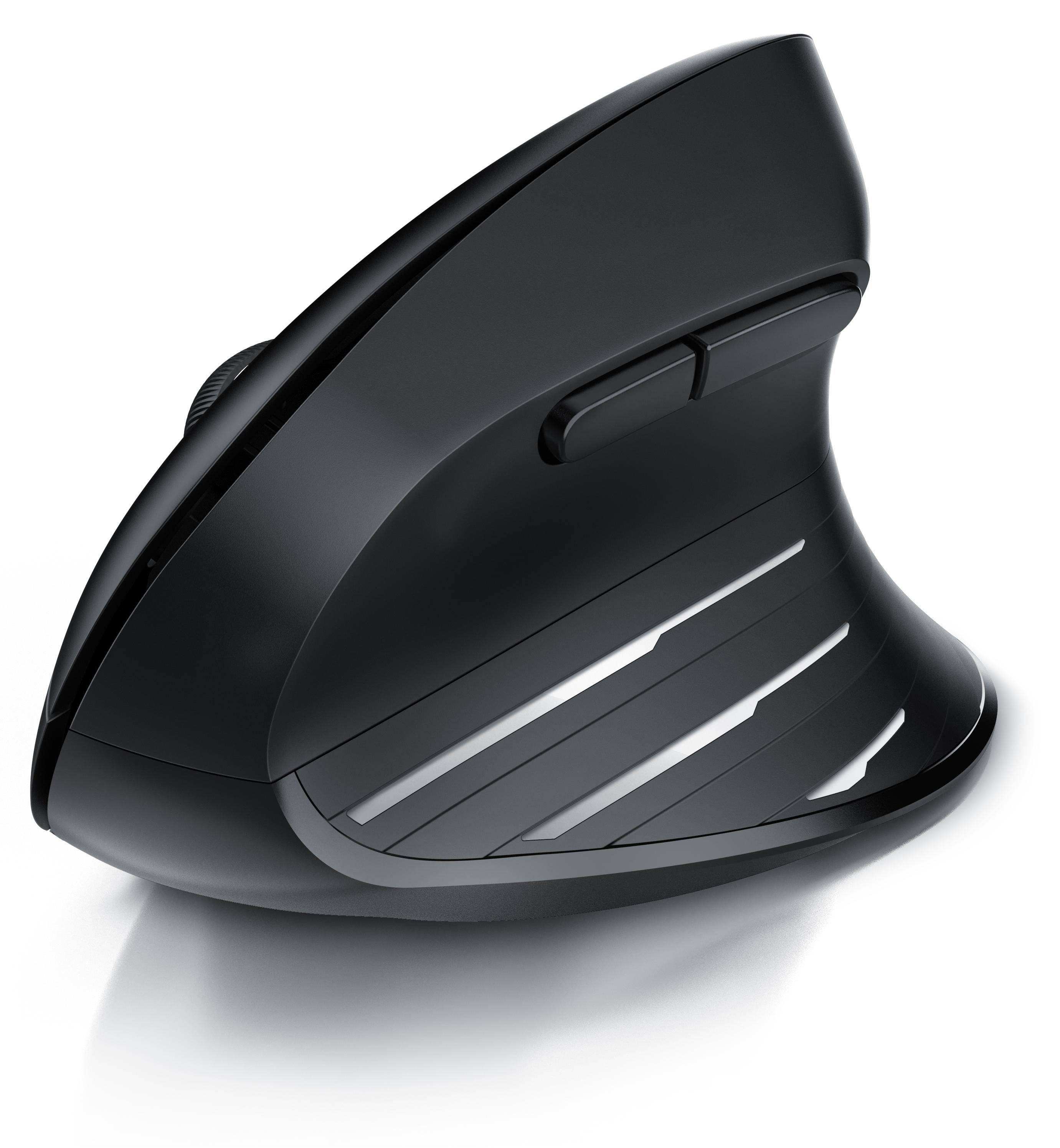 CSL Kabellose Maus, 2,4 GHz mit USB-Empfänger, 1000-2400 DPI, Wireless Maus 6 Tasten mit Nano Empfänger, für Rechtshänder, kompatibel mit PC und Mac 305321