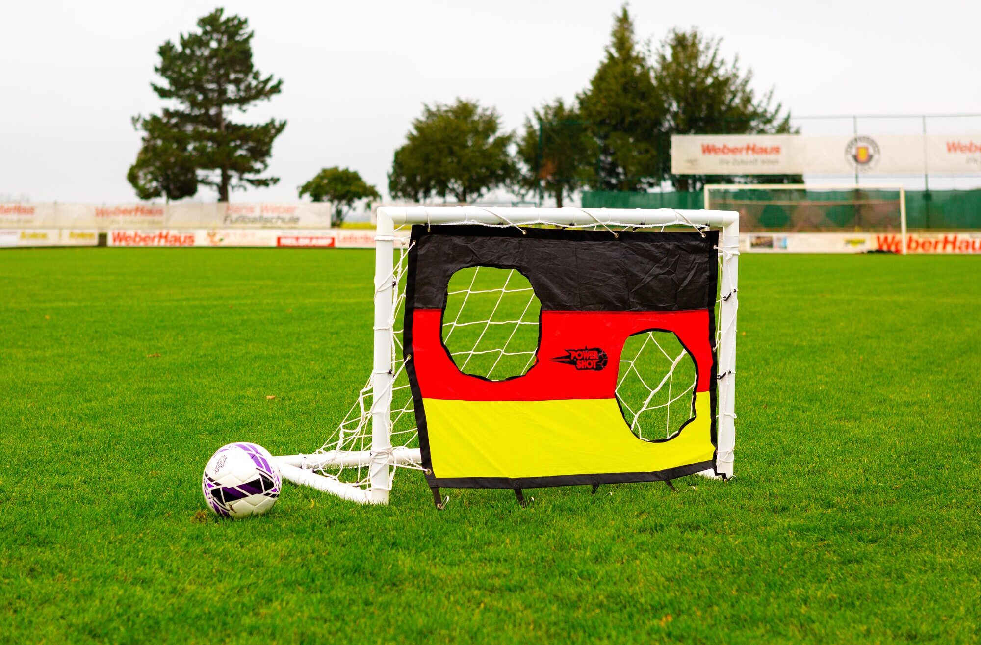 POWERSHOT Torschusswand 1,2 x 0,8m - Deutsche Flagge