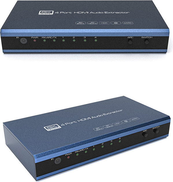 INF 4K HDMI prepínač 4v1 výstup