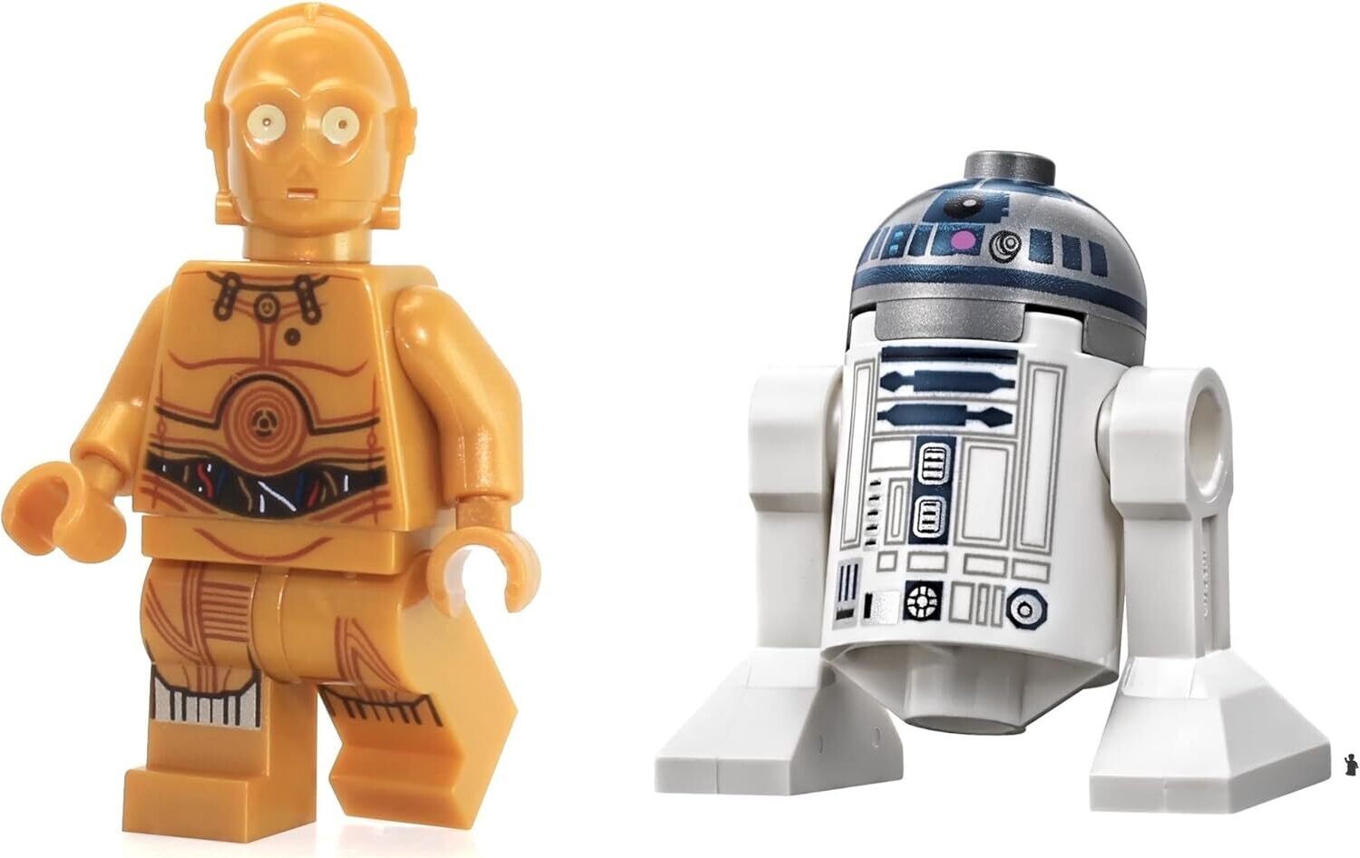 Minifigúrky droidov LEGO Star Wars - C-3PO a R2-D2 (75136)
