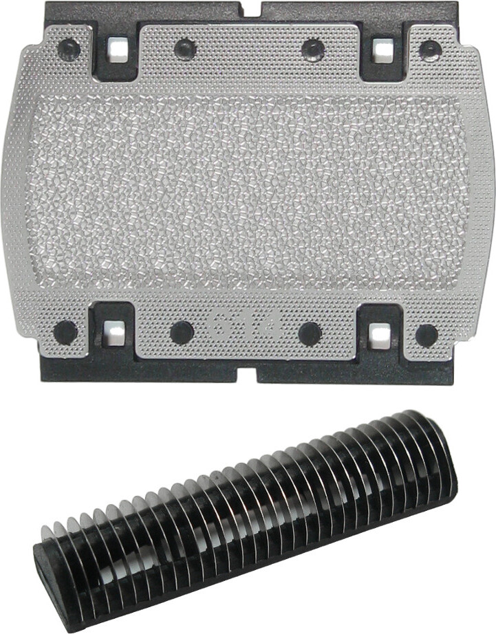 Trade-Shop Hochwertiges Kombipack Scherfolie Klingenblock Messer Rasierklinge für Braun 350 355 370 375 5614 5615 P10 Pocket Twist Pocketgo Twist E-Razor ersetzt 614, 615 154808392