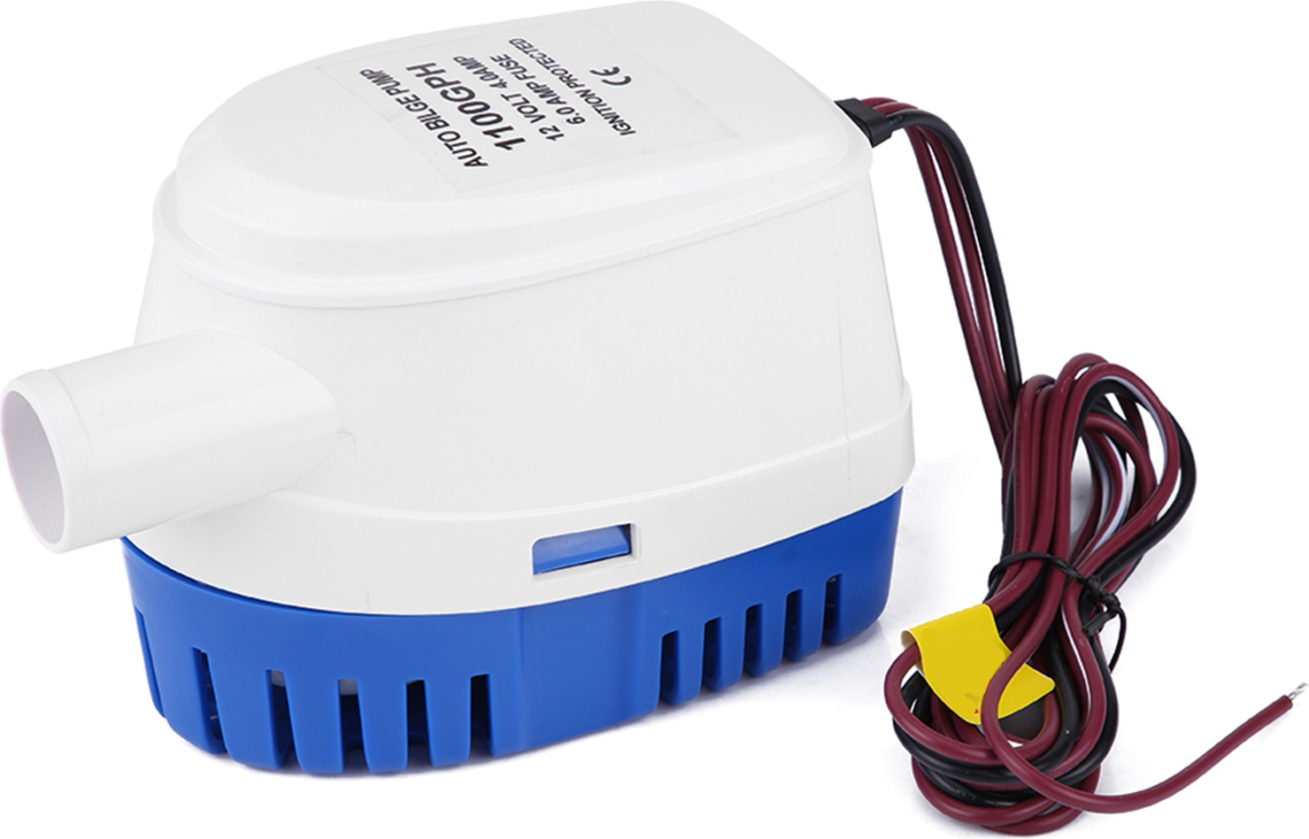 1100GPH Loď 12V Marine Automatické ponorné Bilge vodné čerpadlo Plne automatický plávajúci spínač Vnútorné