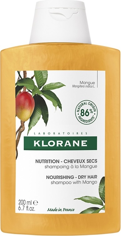 Klorane, Szampon do włosów z Mango, 200 ml