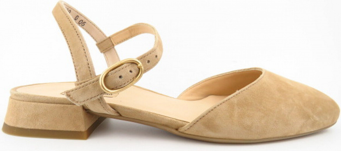 Paul Green Samtziege dakar Damen Slingpumps in Beige, Größe 4 3843-047