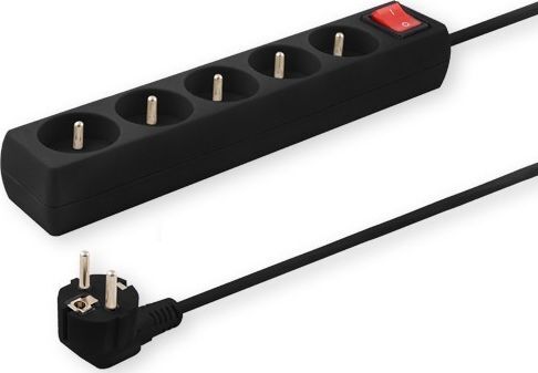 Savio LZ-02 Steckdosenleiste, 5 Steckdosen, 3m 5 Steckdose(n) Typ E 2500 W SAVLZ-02