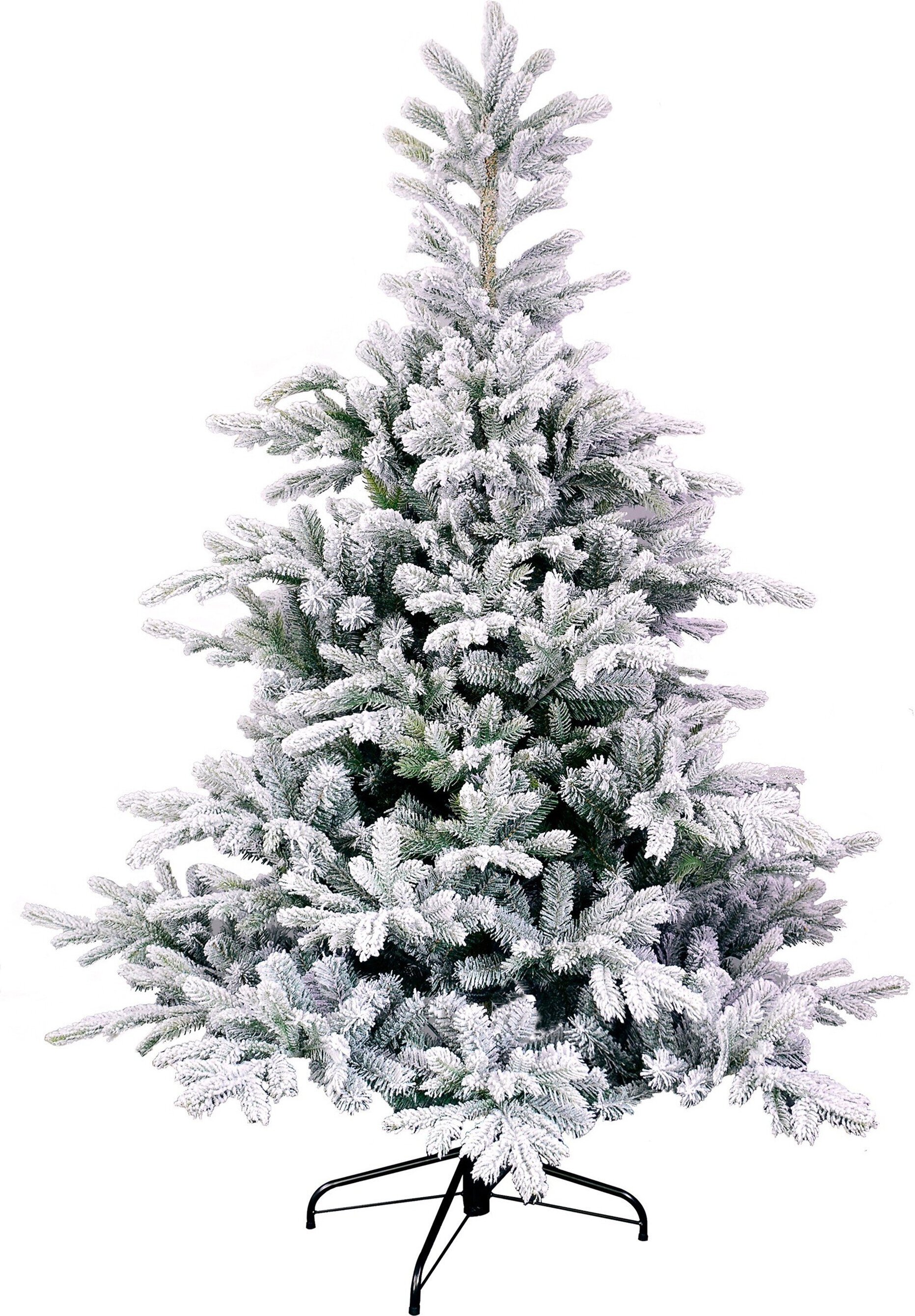 Black Box Trees Grimshaw Künstlicher Weihnachtsbaum - H185 x Ø132 cm - Grün mit Frostoptik 1016053