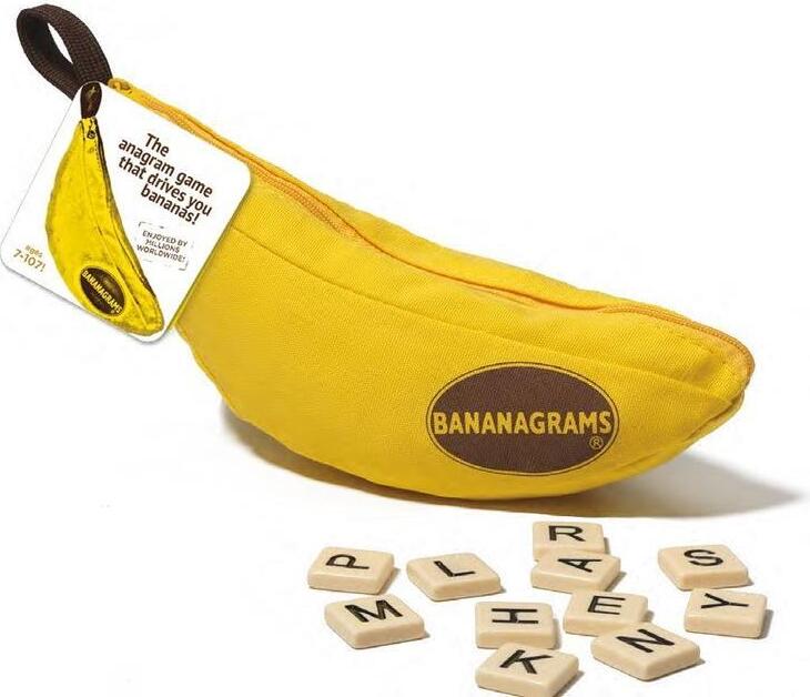 Bananagrams Das Anagrammspiel, das Sie in den Wahnsinn treiben wird! BAN001
