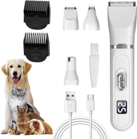 OEM 4in1 stille Tierfriseurmaschine mit LED-Display für Hunde und Katzen 2026