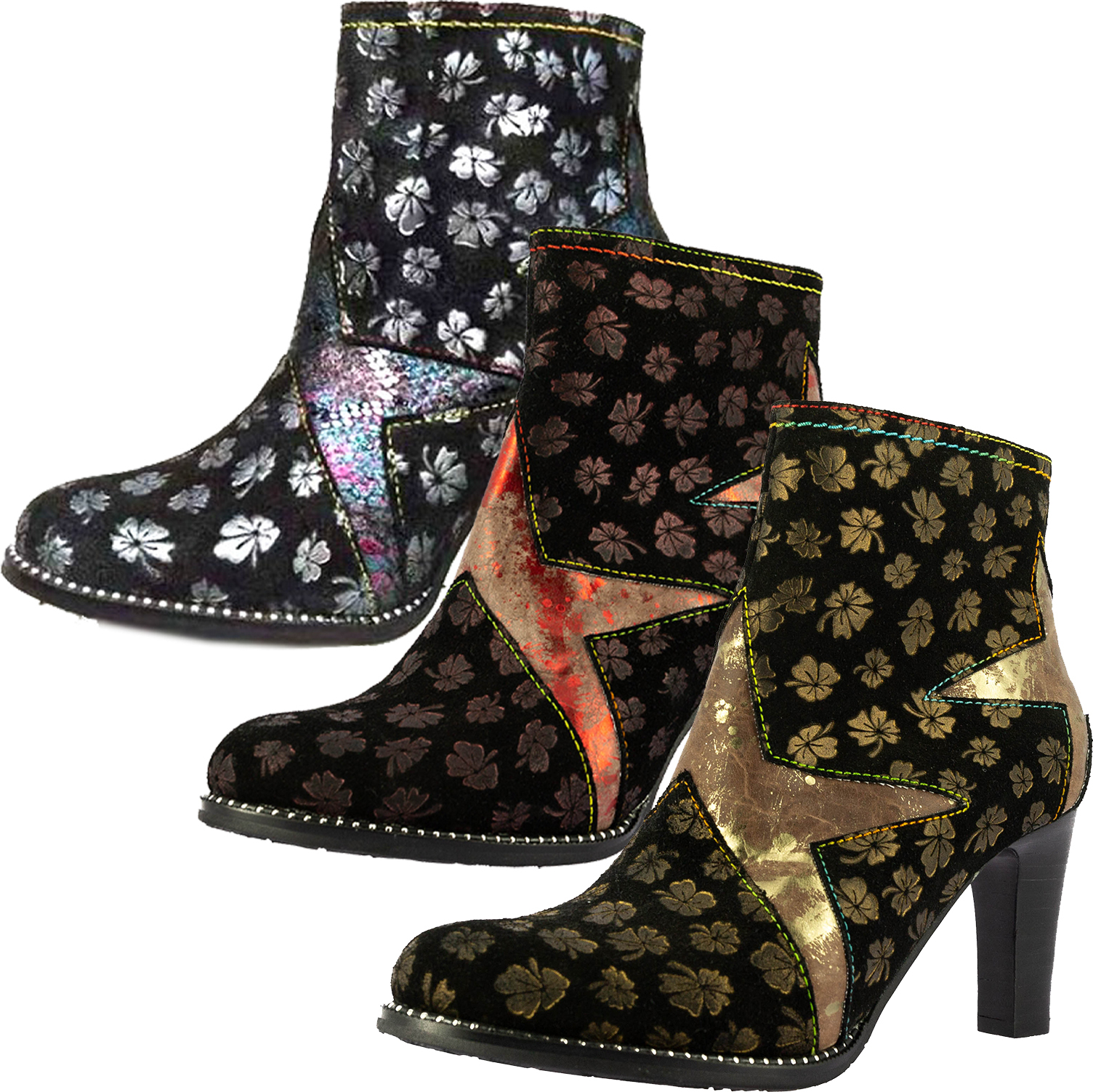 Laura Vita členková obuv SL316-128 Alcbaneo 128 Dámska členková obuv, Veľkosť:37 EU, Farba:červená