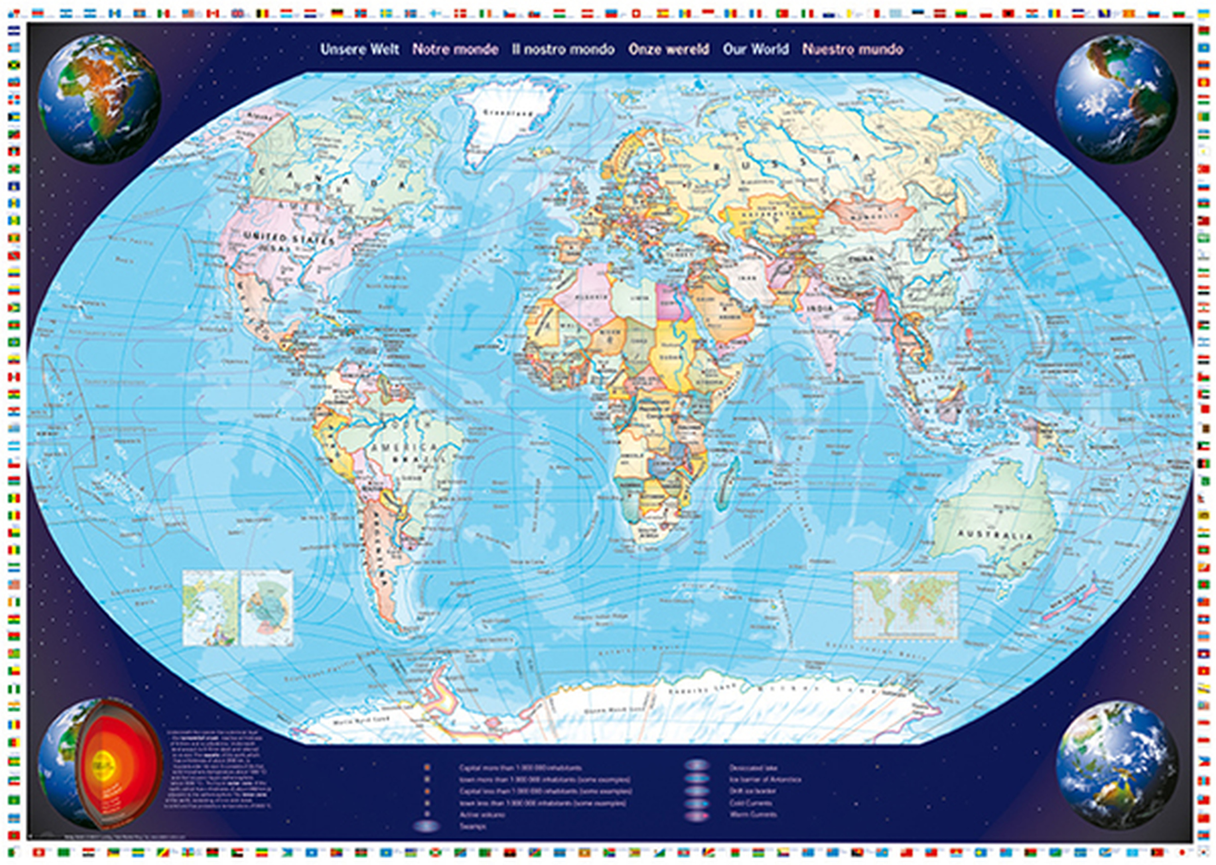 Schmidt Spiele SCHMIDT Puzzle Unsere Welt 2000 Teile 57041