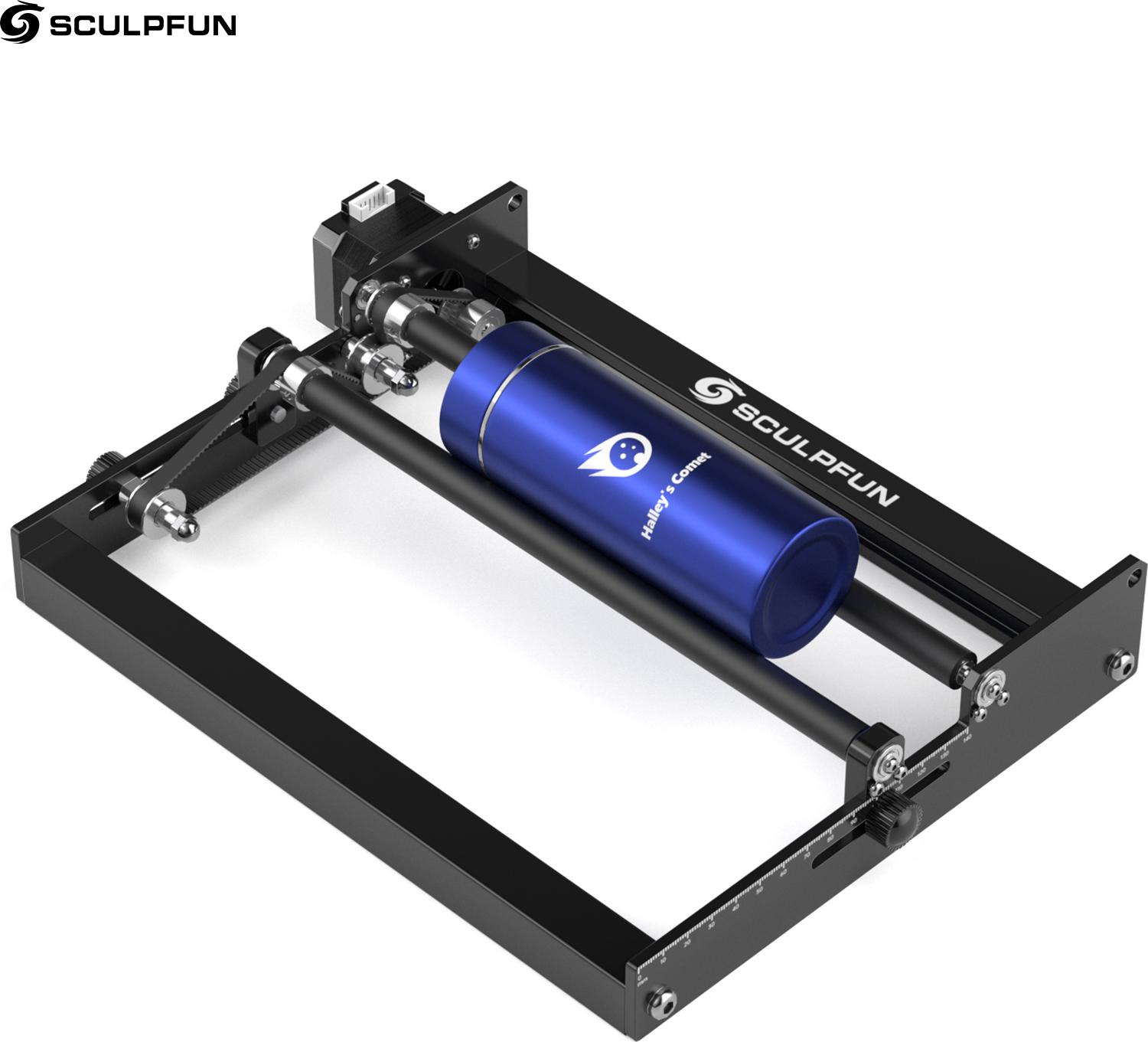 Lixada SCU LP FUN G ra vier-Rotationswalze Gr avi ermaschinen Y-Achsen-Rotationswalze 360° fuer 6-150 mm verschiedene Gra vur durchmesser fuer Gr avi ergrav