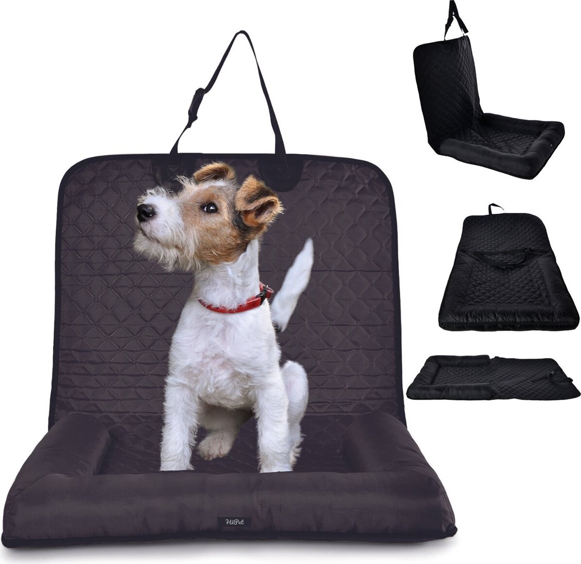 HiPet Auto-Hundesitz / Hundebett fr das Auto mit