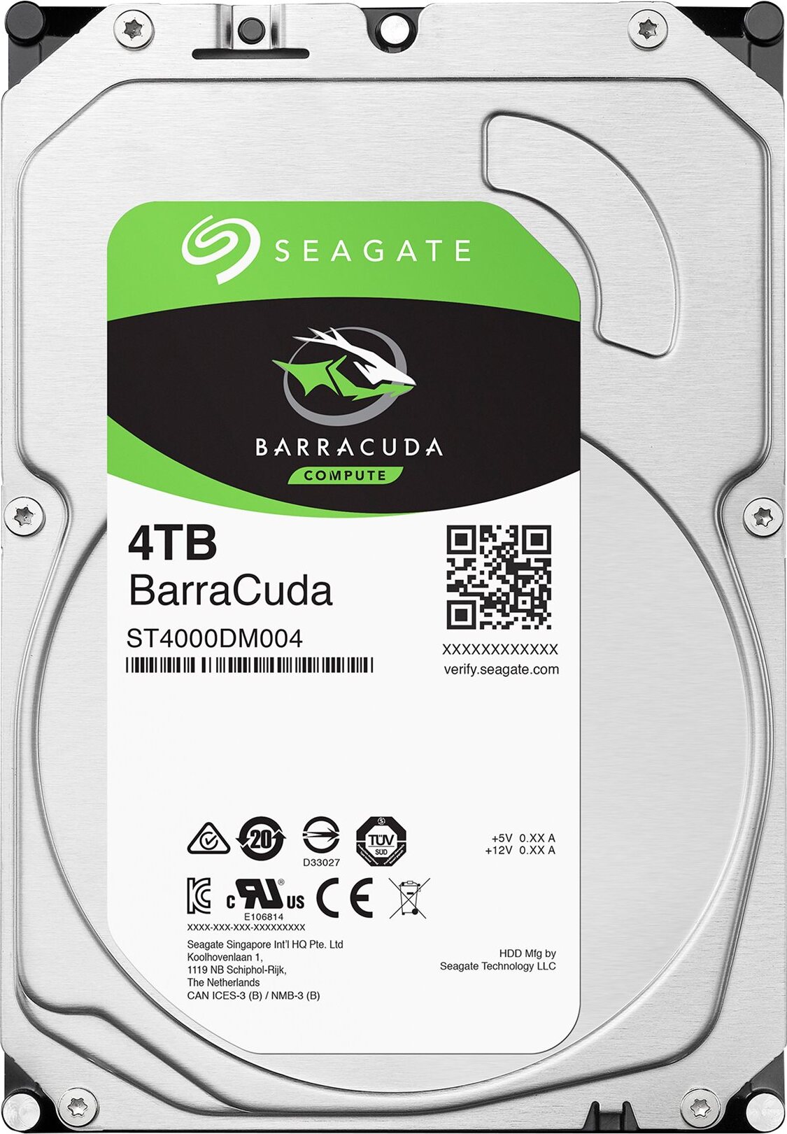 Seagate Barracuda ST4000DM004 - 3.5 Zoll - 4000 GB - 5400 RPM