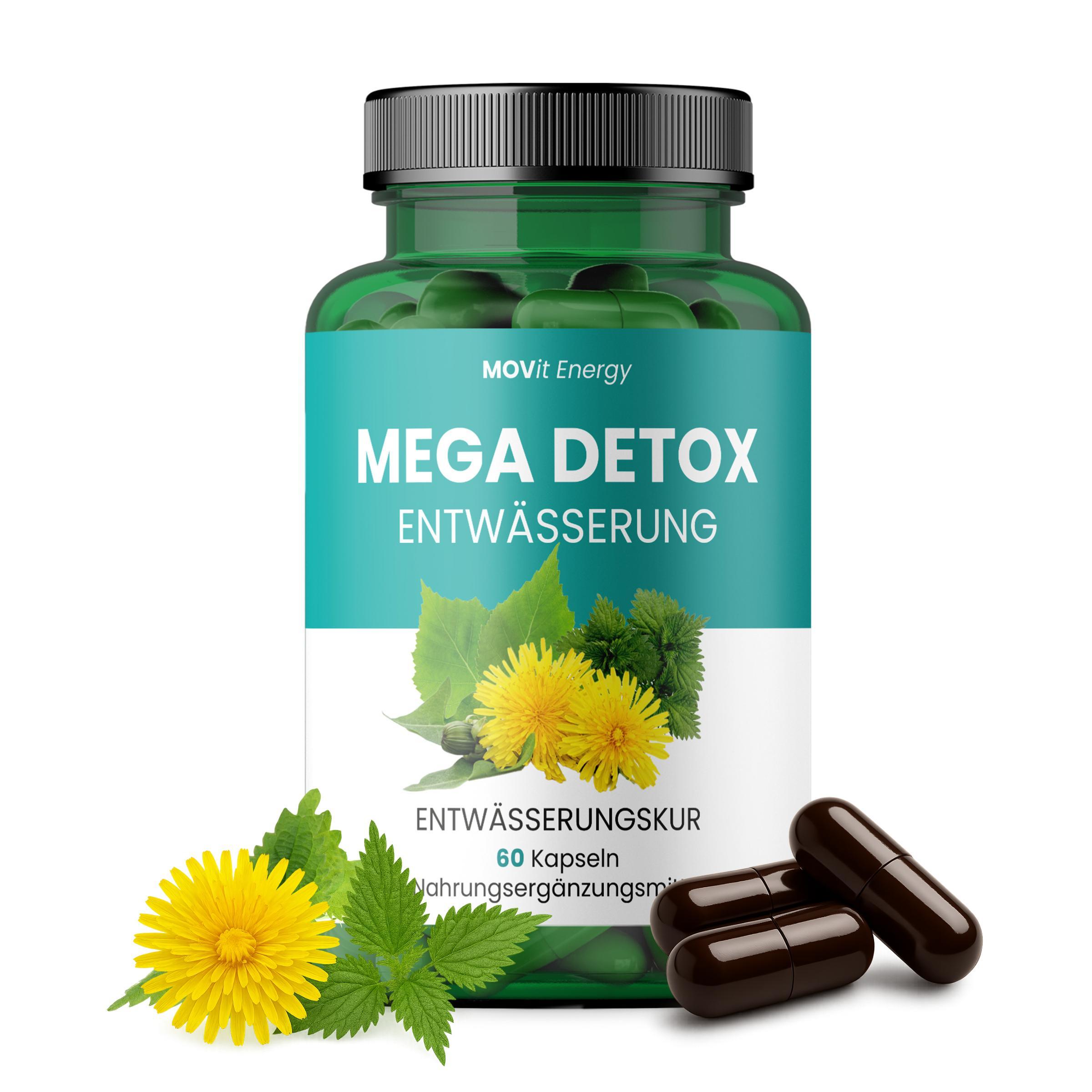 MOVit Energy MOVit MEGA DETOX ENTWÄSSERUNG, 60 Kapseln