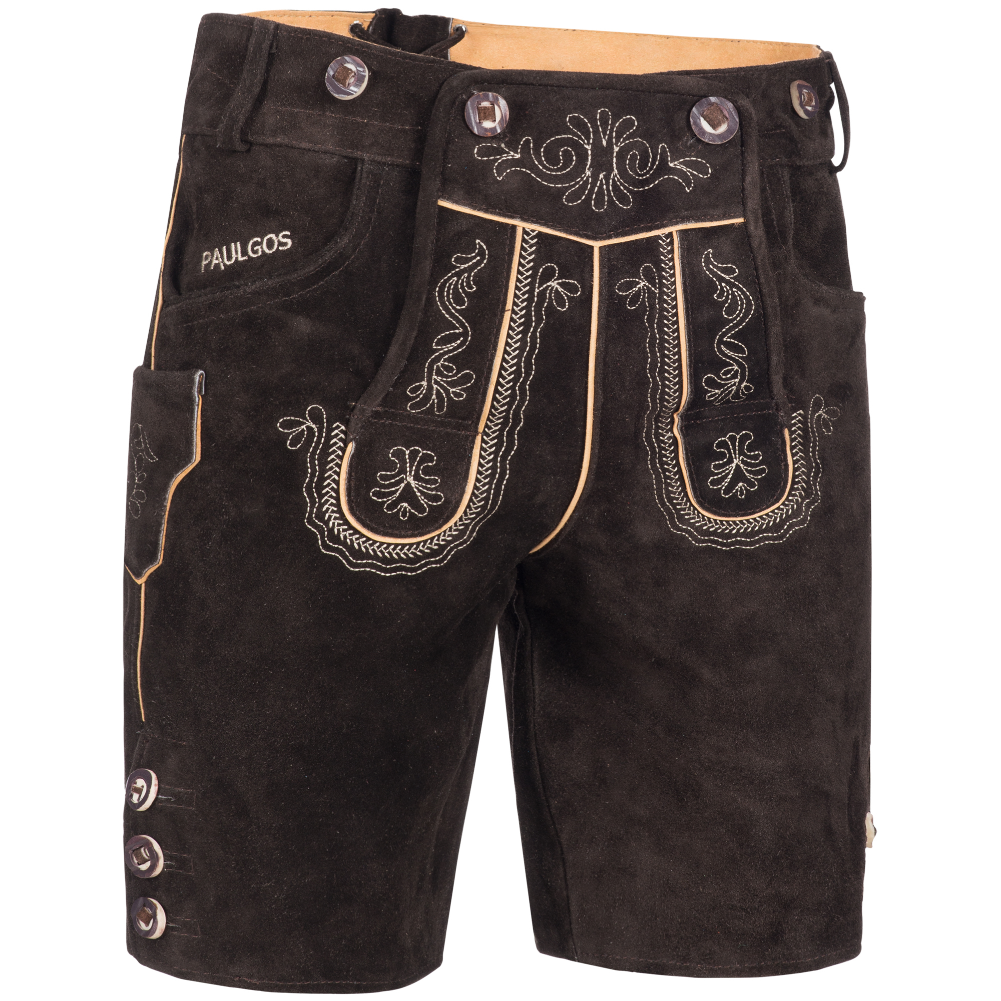 Nübler Pantalon traditionnel pour garçons Pantalons en cuir