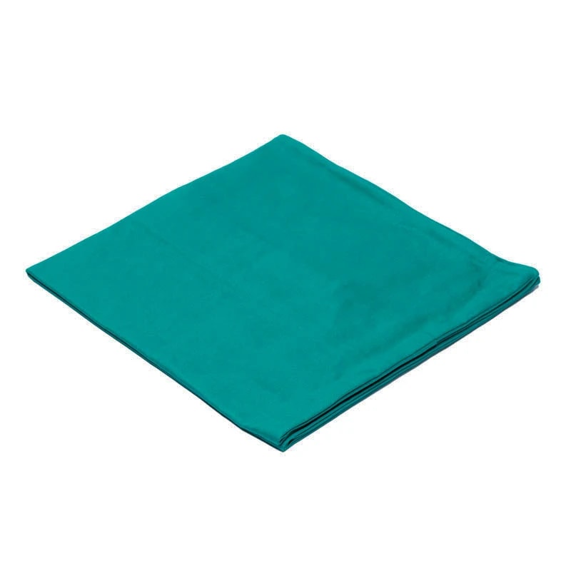 Bahadra Bezug für Meditationsmatte Chakra 4 grün Baumw.(GOTS) -- 65x65x5 cm; 239 g