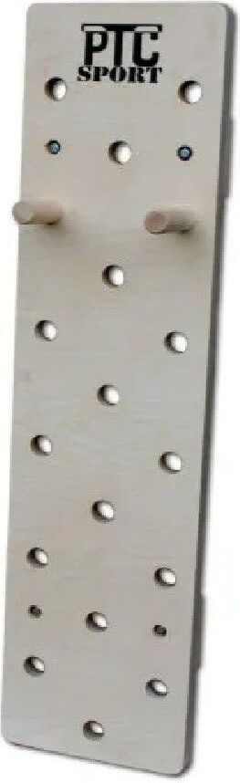 PTC Sport Pegboard Kletterbrett Holz Kletter Board Steckbrett Hangboard Fitness 120x30cm 9659 000-09659-000