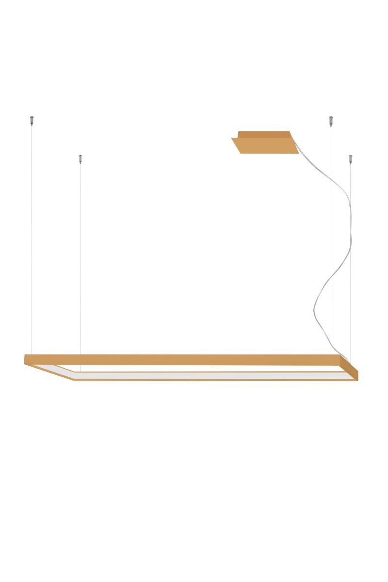 Kronleuchter TUULA L golden 3000K 1xLED 50W Aluminium 150x40x130cm Thoro Lighting