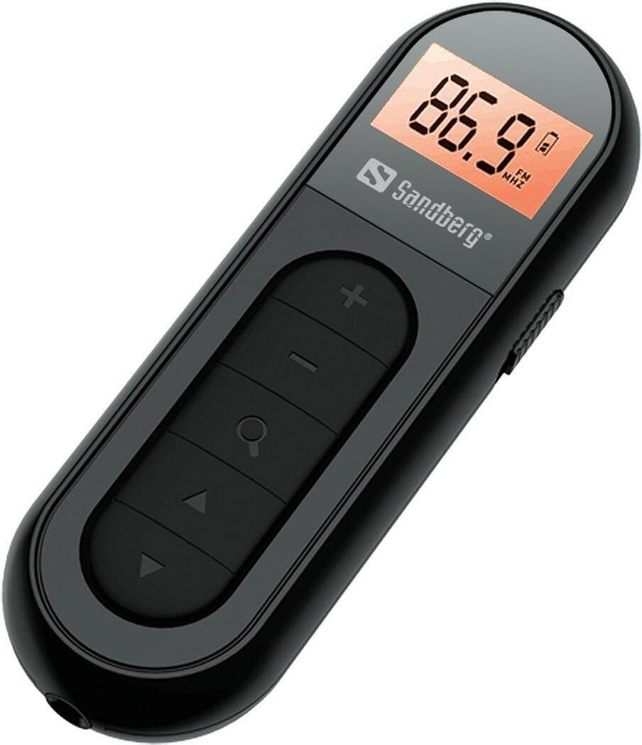 Sandberg Pocket Radio FM+AM - Tragbarer Radio Mit Akku Für Unterwegs