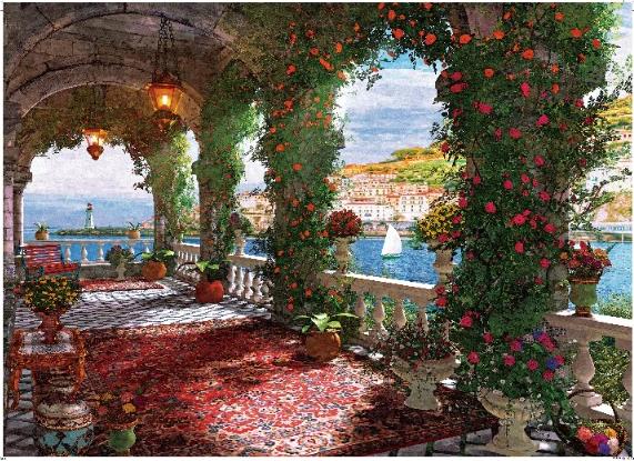 Midex PUZZLE 1000 Teile. Rosengang