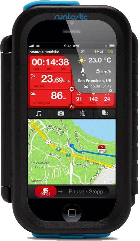Runtastic Fahrradhalterung Bike Case für Android Smartphones RUNCAA1B