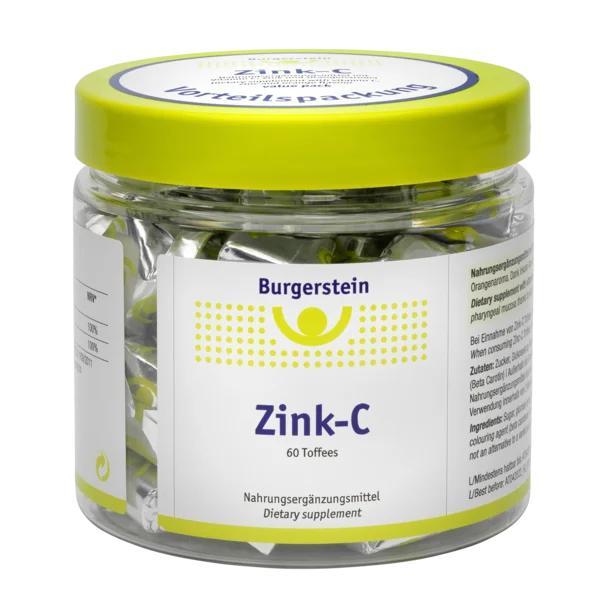 Burgerstein GmbH - Mikronährstoffe Burgerstein Zink-C Toffees mit Orangengeschmack 60 Stück