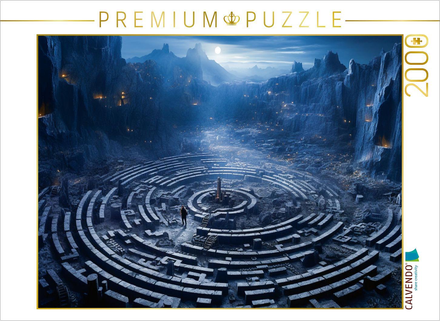 CALVENDO Puzzle Verwirrungspfad | 2000 Teile Lege-Größe 90x67cm Foto-Puzzle für glückliche Stunden