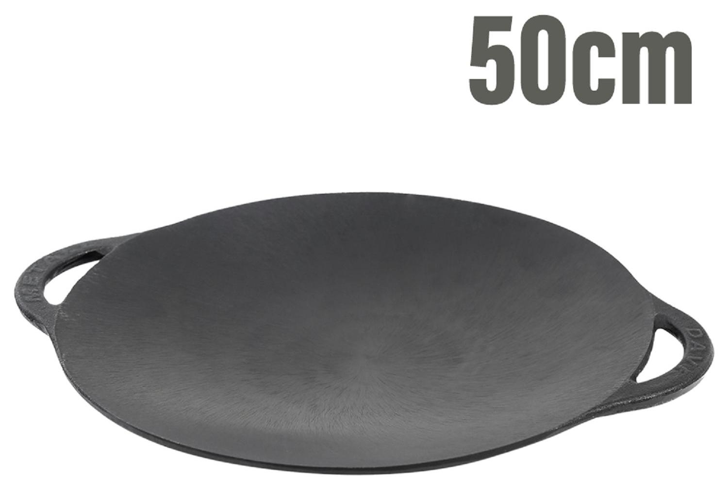 Olymp Handels GmbH Pfanne Deckel Sadzh 50cm aus Gusseisen Bratpfanne