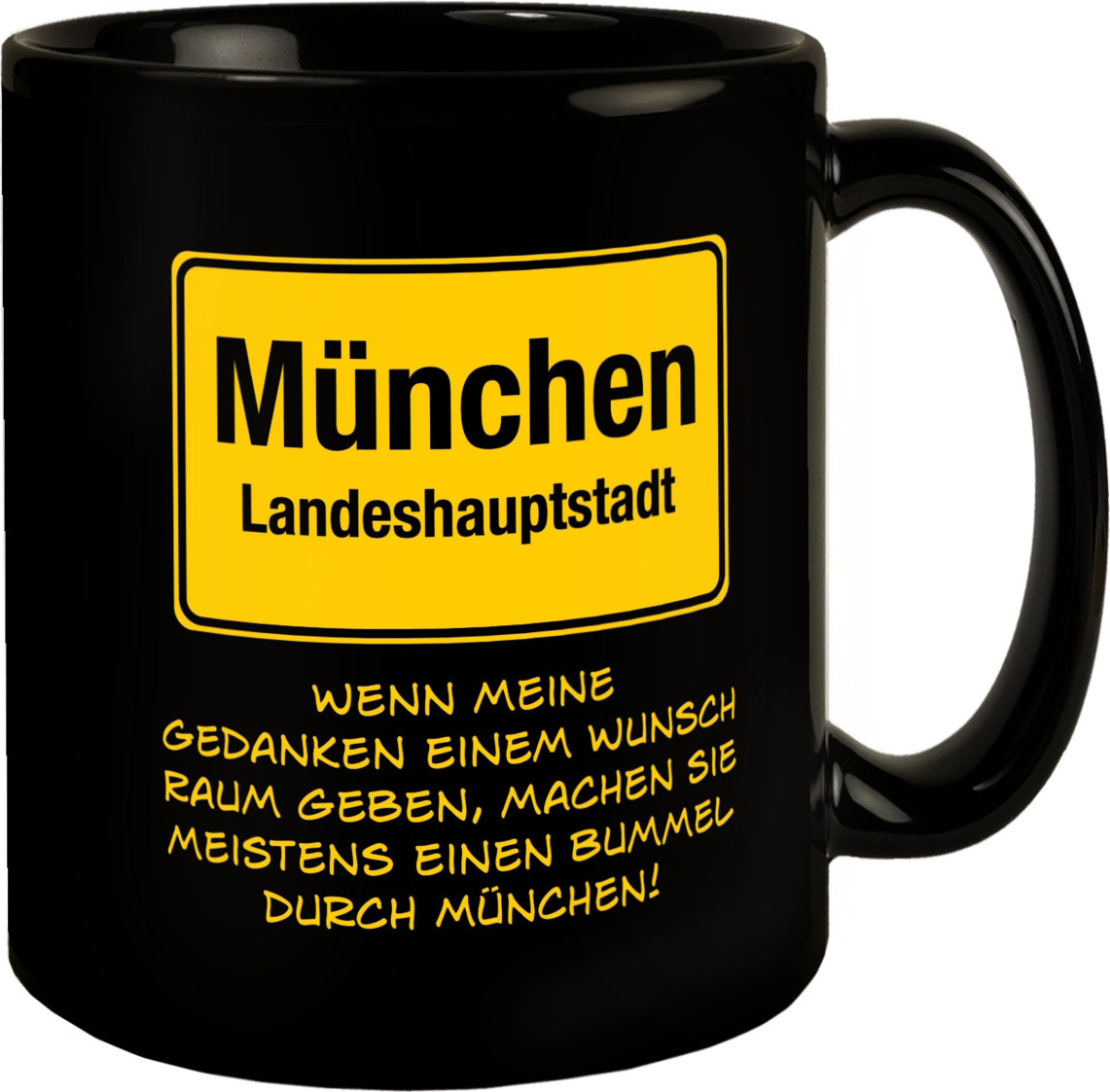 speecheese Gedanken bummeln durch München Tasse