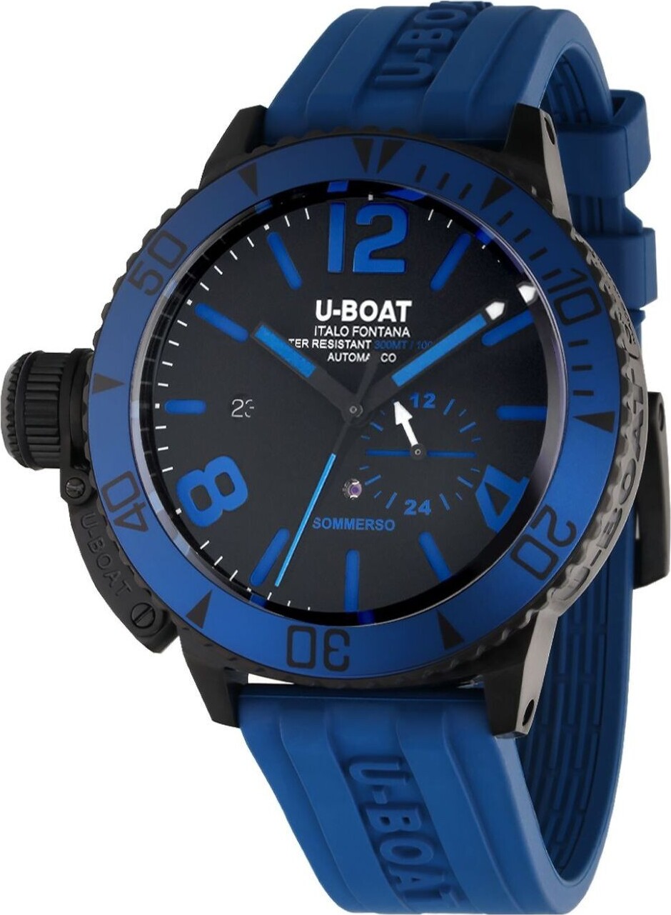 U-Boat 9669 Sommerso Blue IPB Automatické pánske hodinky 46mm 30ATM