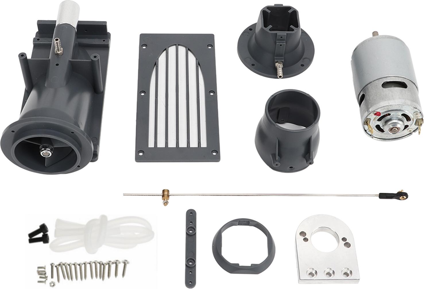 Gistuch 40-mm-RC-Boot-Strahlpumpen-Triebwerksset mit 775-Bürstenmotor, Grau