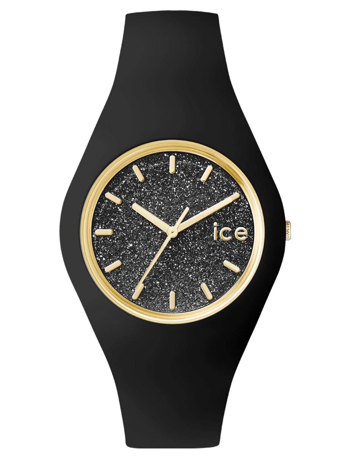 Ice Watch - Náramkové hodinky - Uni - ICE glitter - Black - Small - 3H - 001349