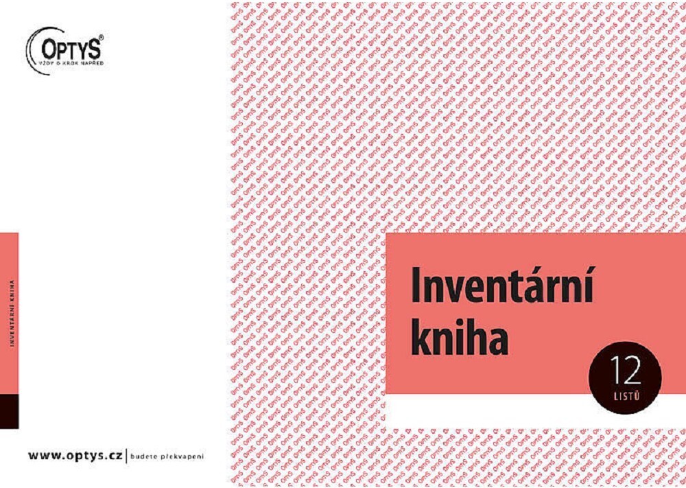 Tiskopis Inventární kniha Optys, A4, 12 list 228