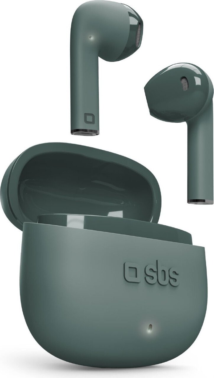 SBS One Color, True Wireless Stereo (TWS), Hovor / hudba, 20 - 20000 Hz, Slúchadlá s mikrofónom, Zelená