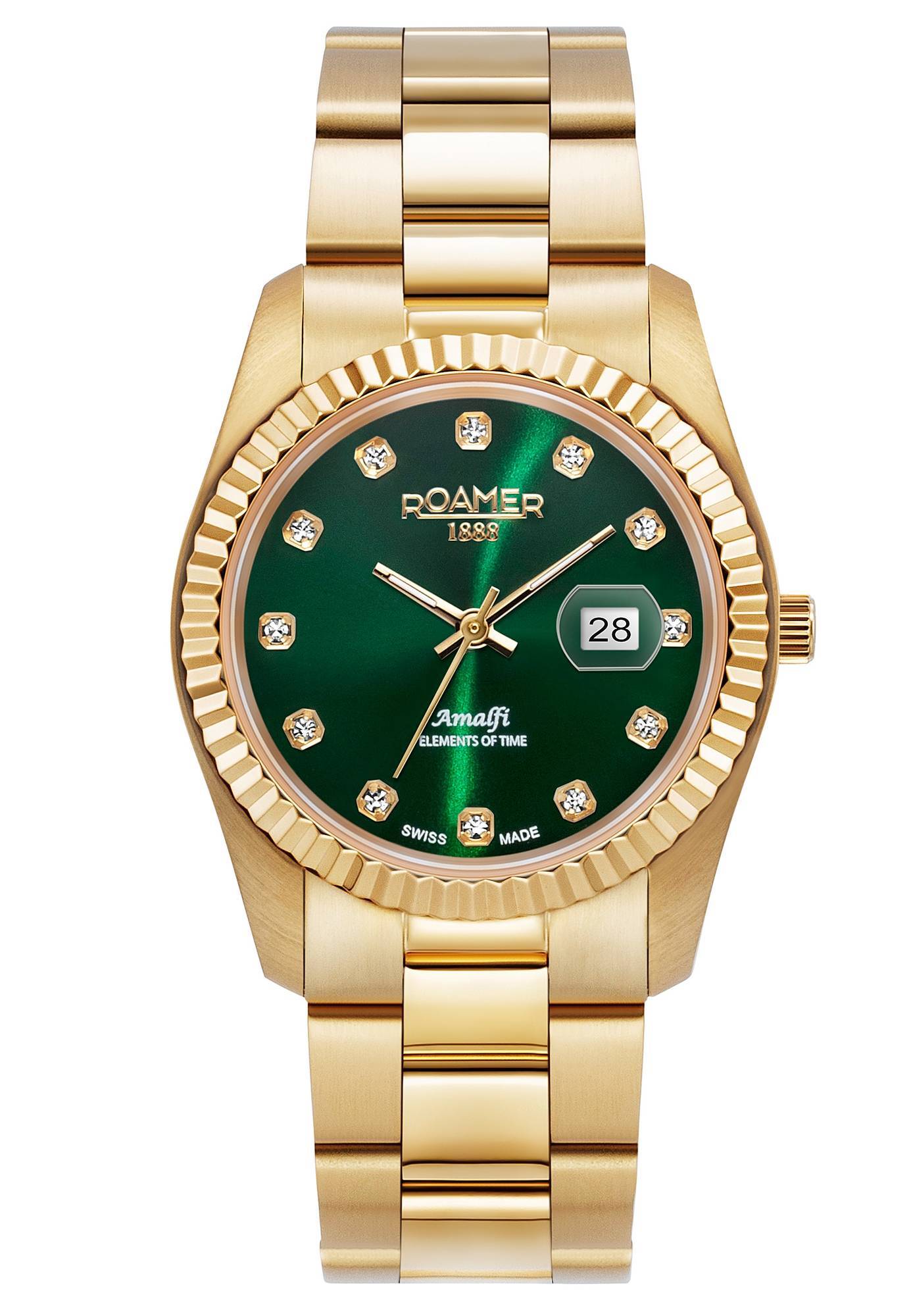 Roamer 852844 48 79 20 Dámske hodinky Amalfi 34mm 10ATM