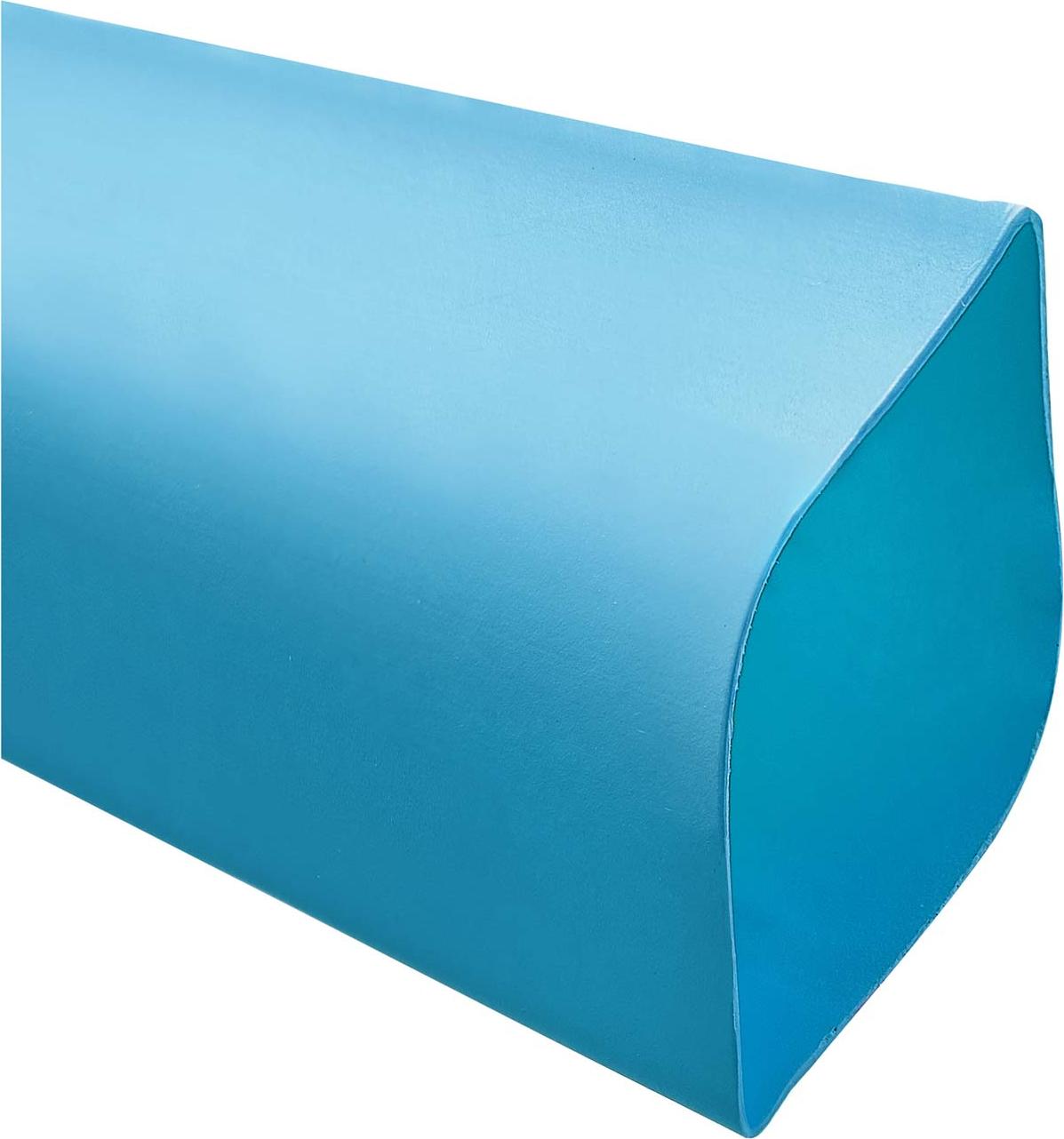 STEX24 Schrumpfschlauch 2:1, Rolle mit 15,0m, blau 76,2/38,1mm, 3 Zoll, WSR2 Schrumpftemperatur mind. 110°C, 136053