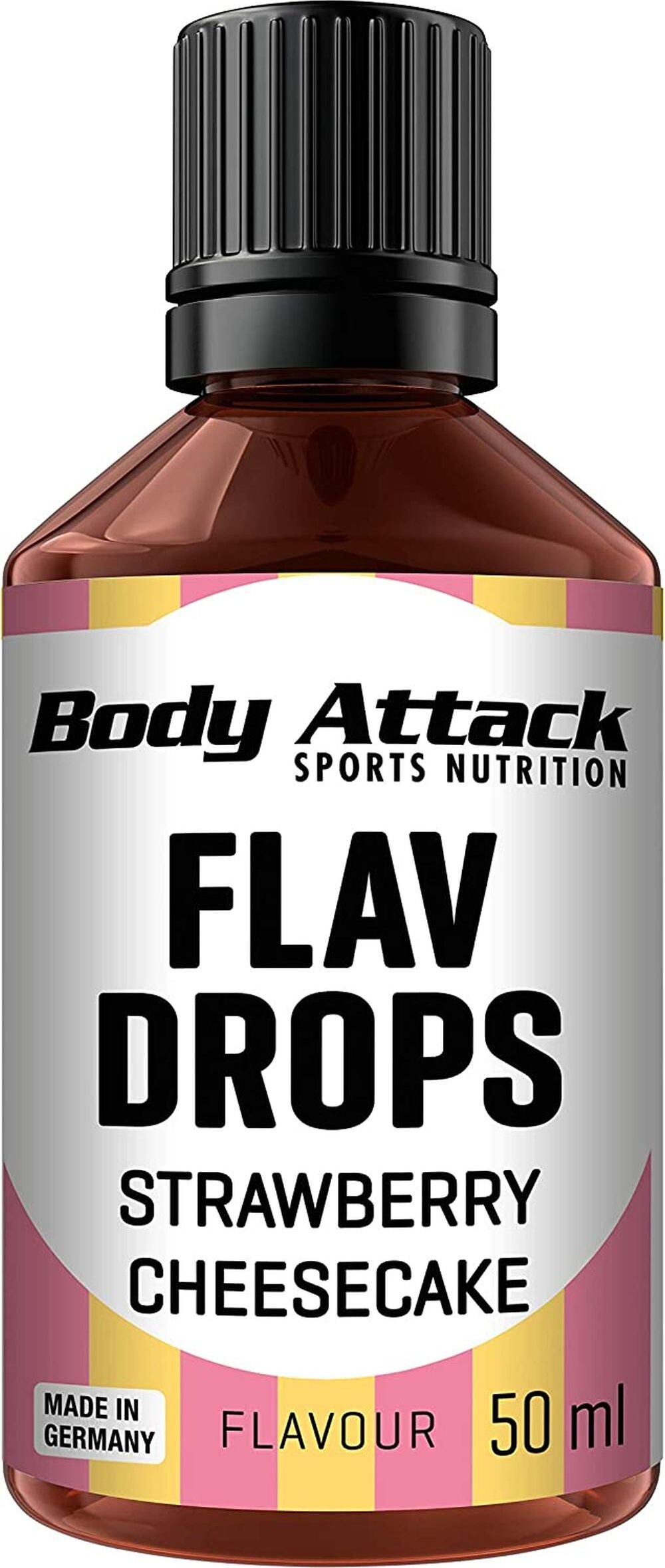 Body Attack Sports Nutrition Body Attack Flav Drops - 50 ml Strawberry-Cheesecake