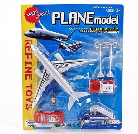 Flughafen-Set mit Flugzeug und Zubehör – ADAR