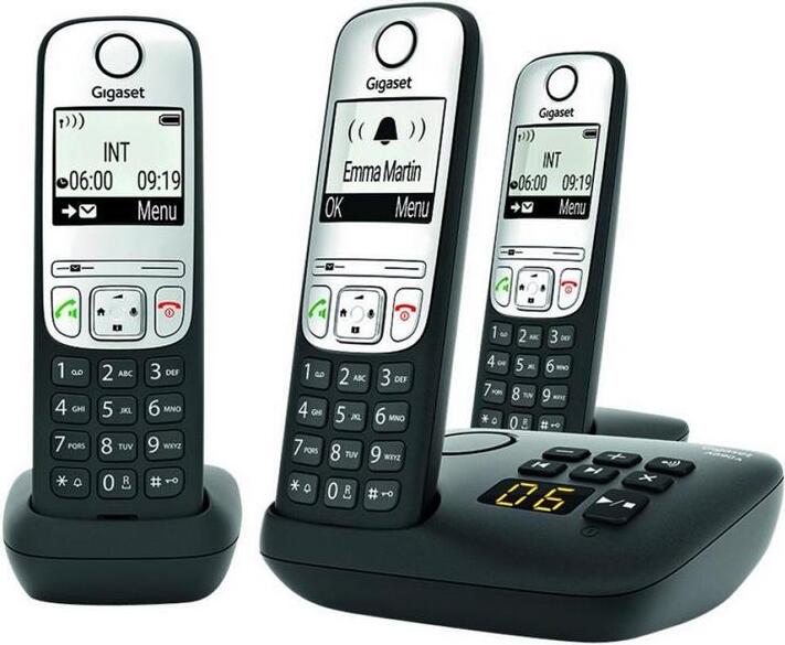 ECO-DECT téléphone Gigaset A690A mit Anrufbeantworter für Profis