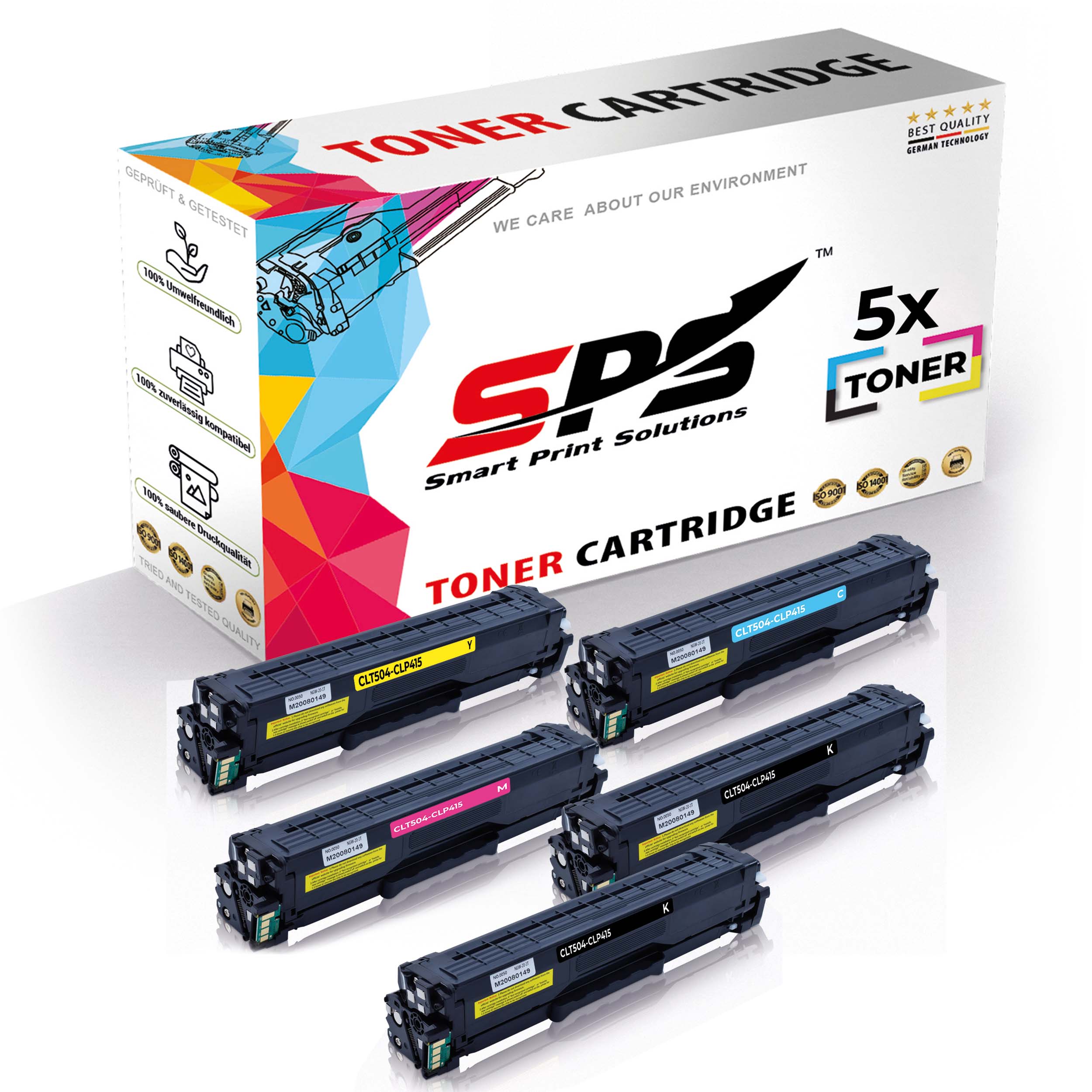 5x High Quality Toner kompat.zu C506L M506L Y506L K506L für SAMSUNG CLX-6260FD 