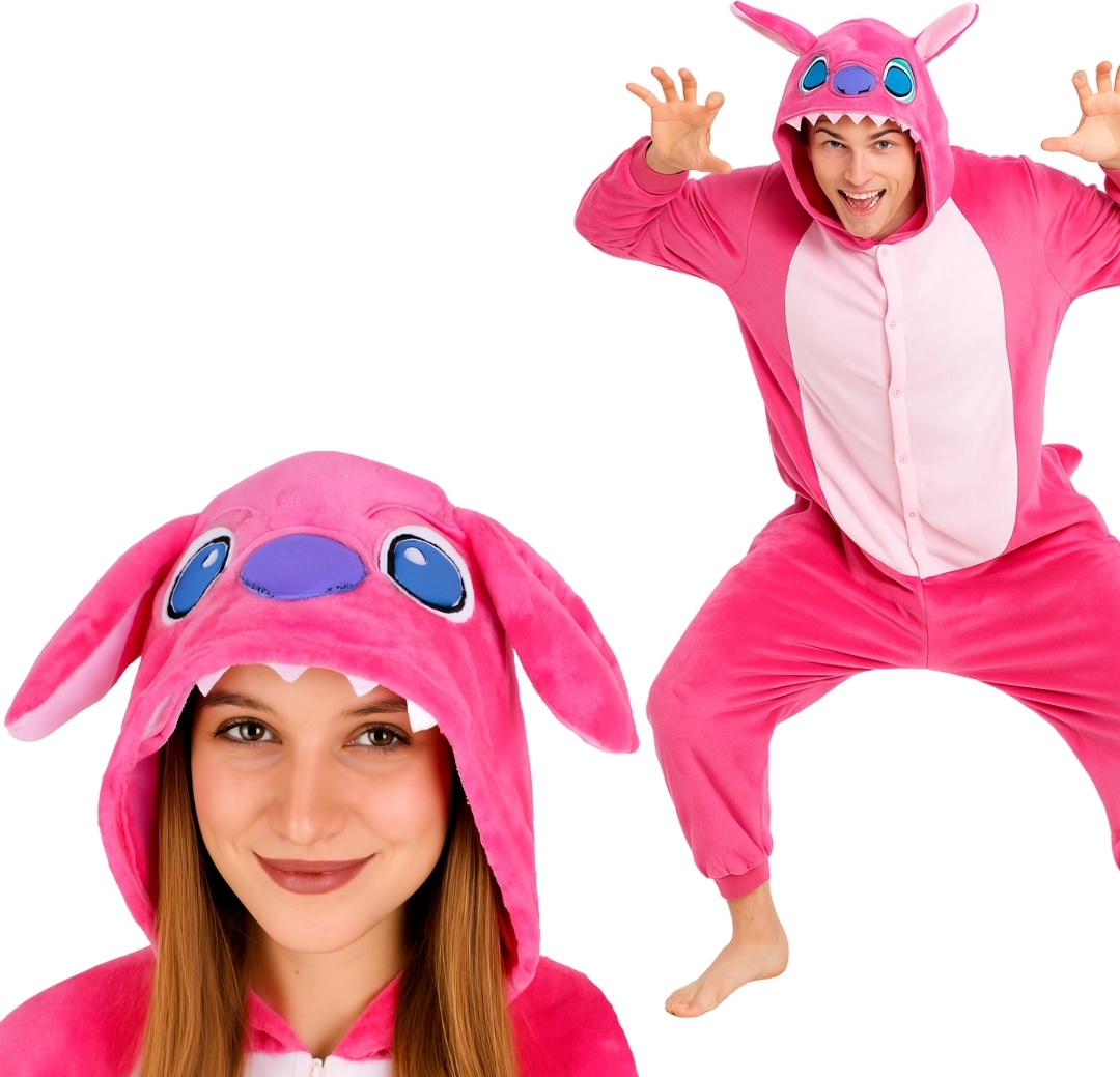 Tuta Pigiama Onesie Kigurumi Adulto – Costume Animale Carnevale – Taglie S-XXL (145-195 Cm)