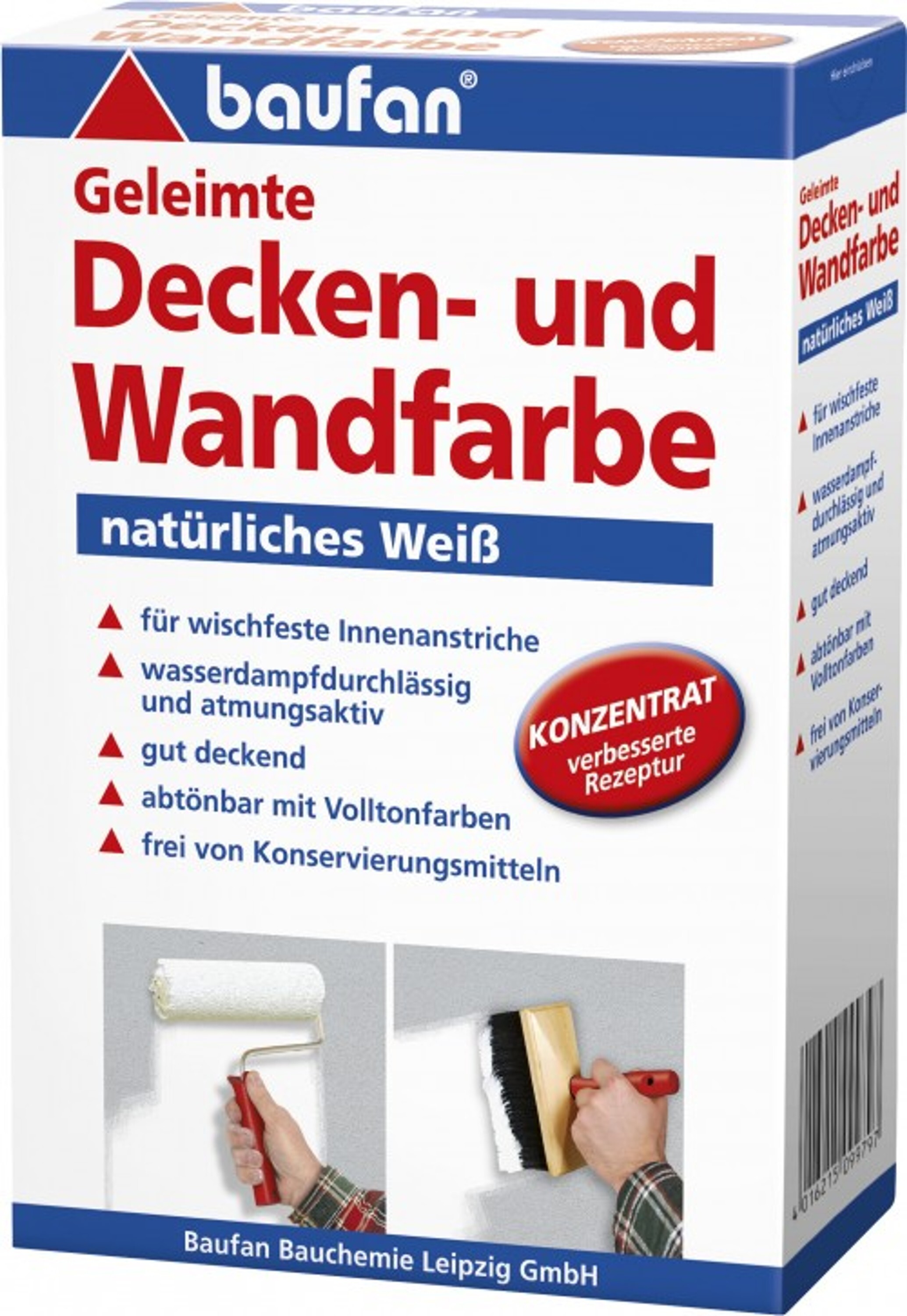 Baufan Geleimte Decken- und Wandfarbe 004302008