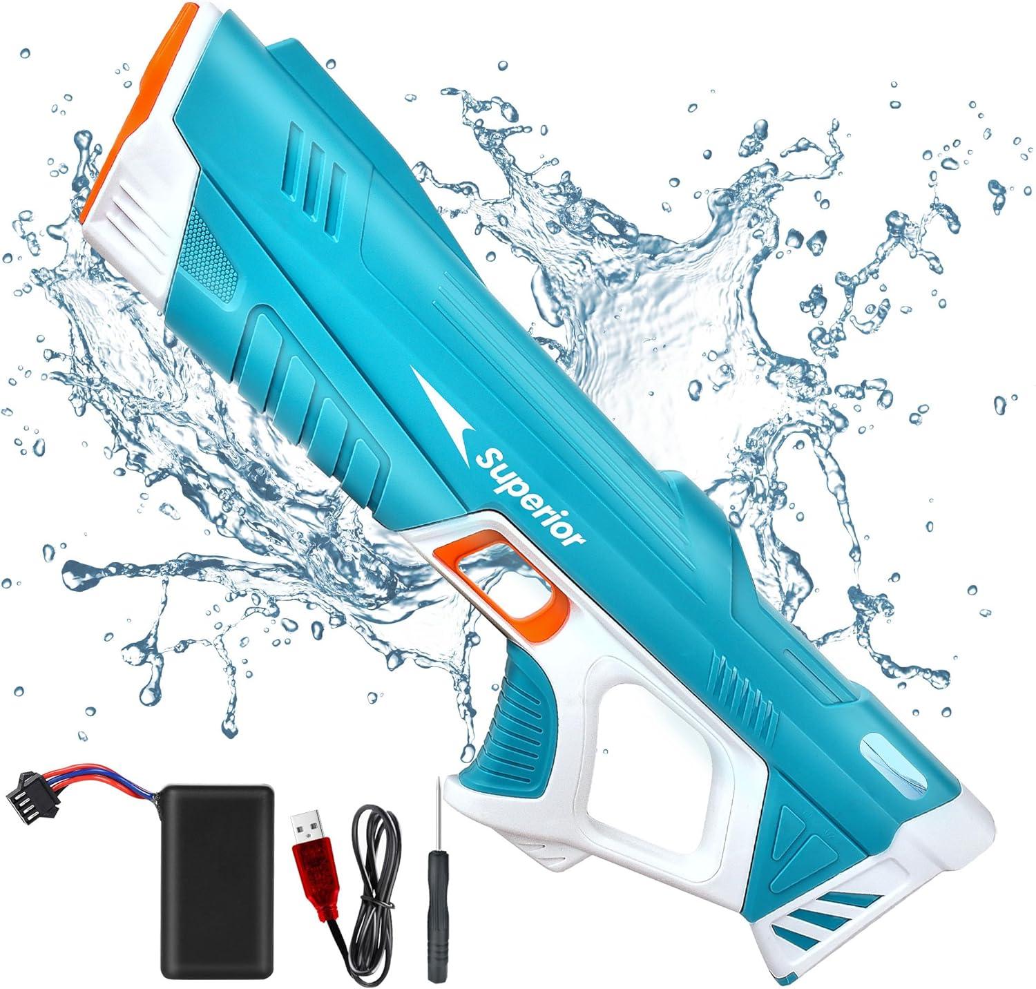Pistolet à Eau Enfant - Lot De 2 Mini Pistolets Longue Distance En Plastique - Plage Piscine Été