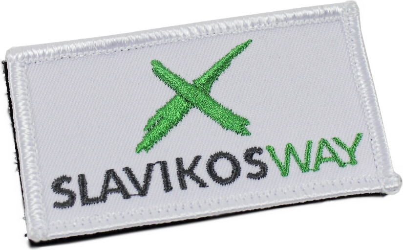 Patch SLAVIKOSWAY Gestickt Klettverschluß Emblem Abzeichen