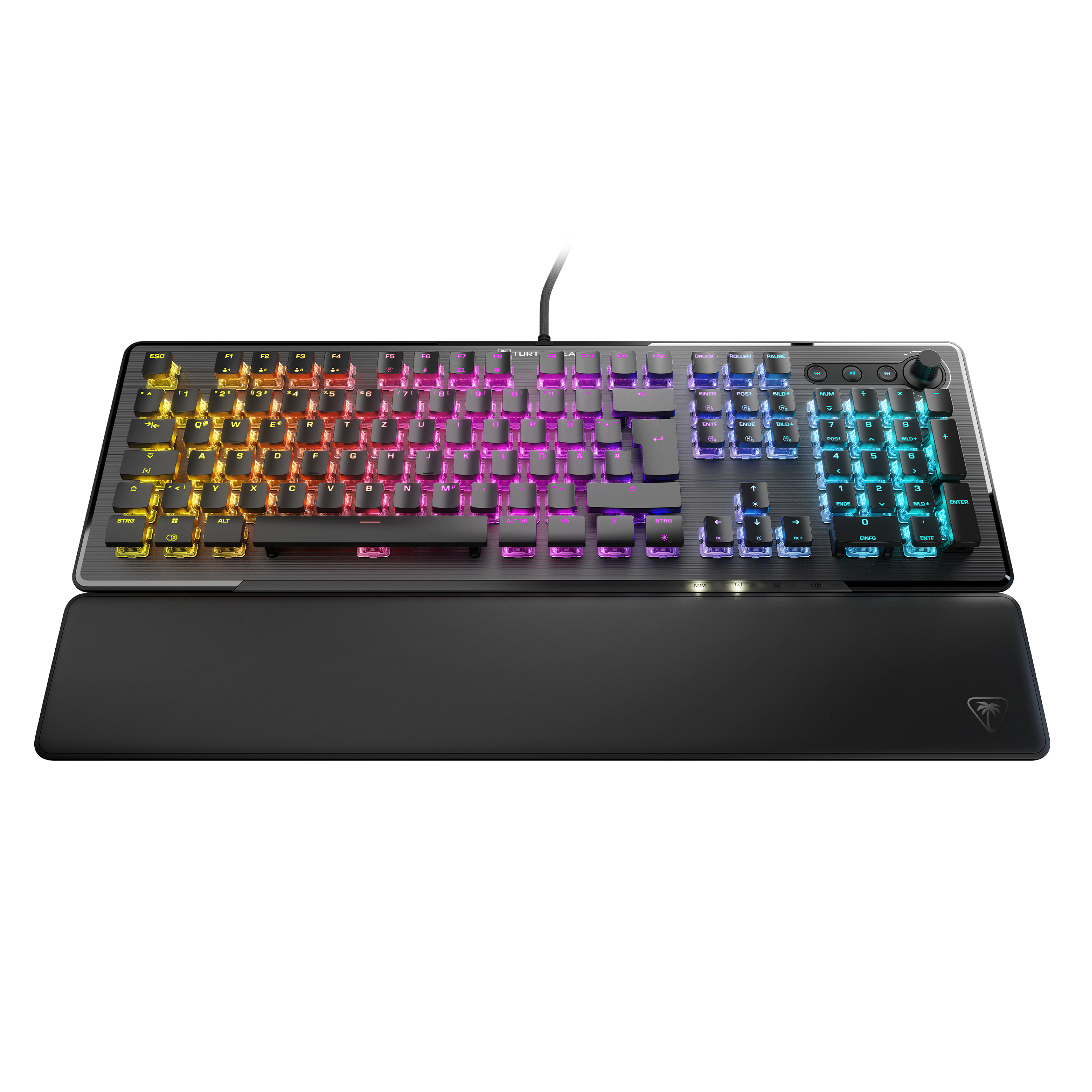 Turtle Beach Vulcan II Gaming-Tastatur, Schwarz 00226428