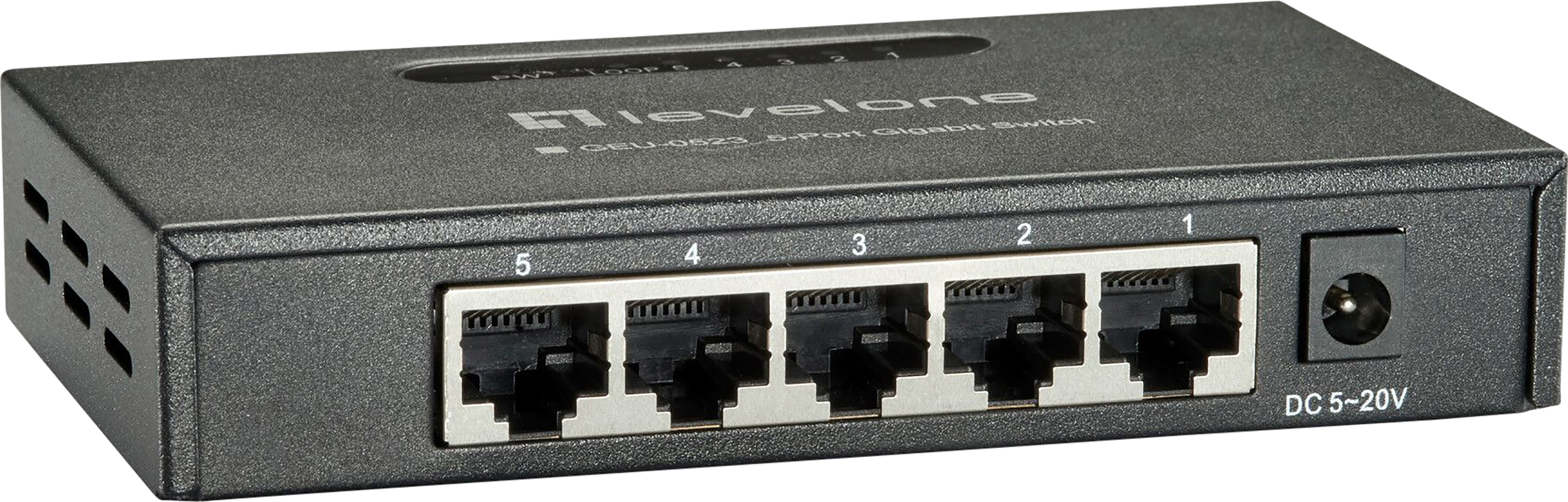 Level One GEU-0523 5-portový gigabitový prepínač